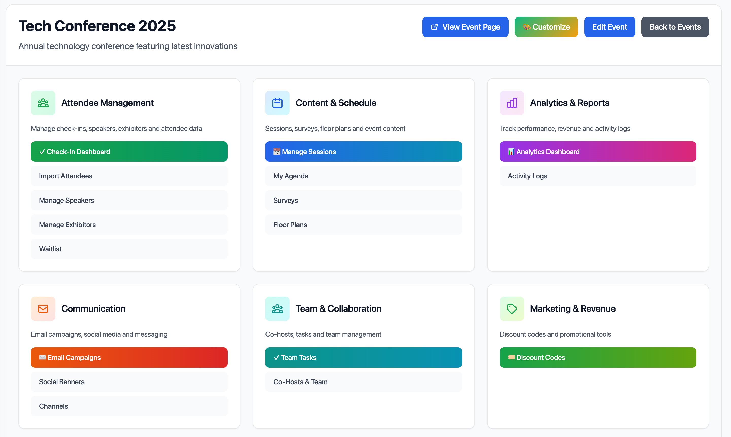 Karibisha Dashboard